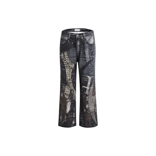DND4DES Jeans Unisex Black