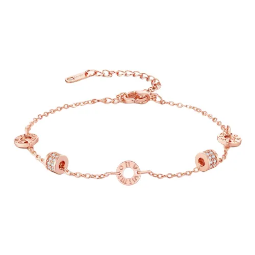 Jodie&Kevin Synthetic Cubic Zirconia Bracelets Women's Rose Gold