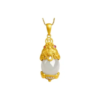 Oriental Jade Hetian Jade Necklaces White Jade Women's
