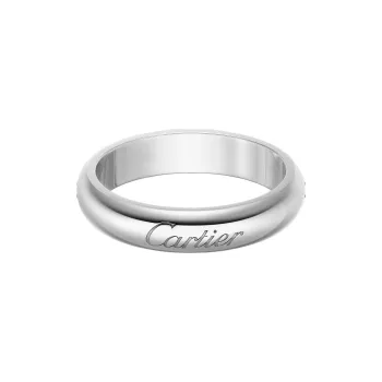 CARTIER Platinum Rings Women's Silver