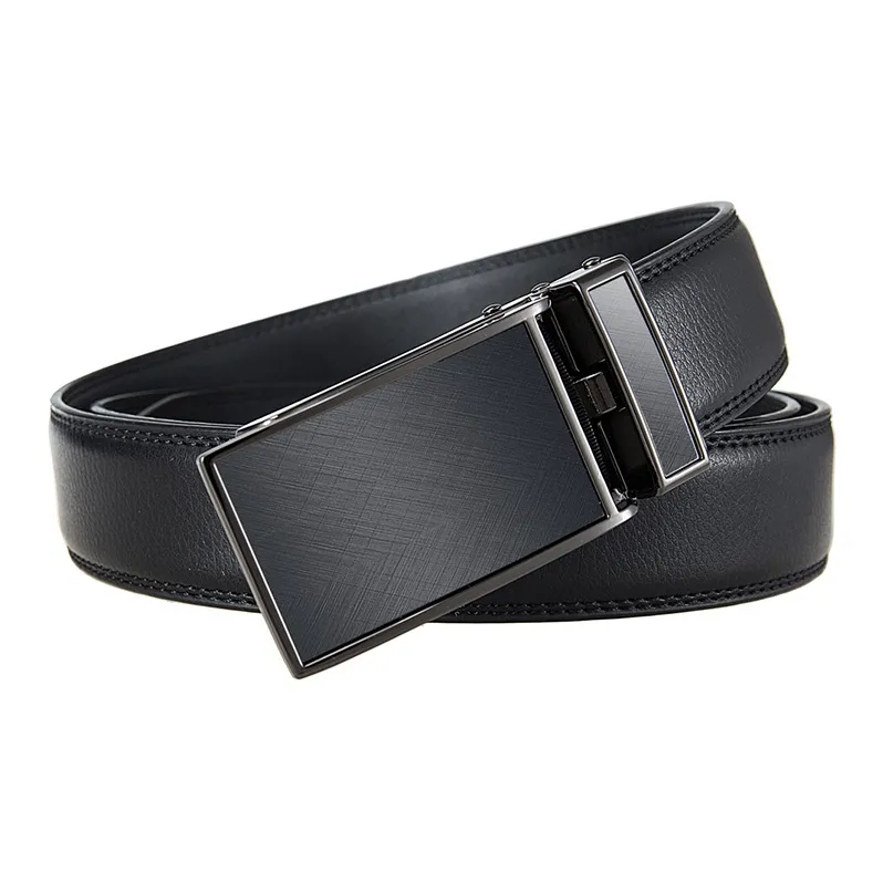 YUZHAOLIN Cow Split Leather Leather Belts Unisex 3.5cm-2