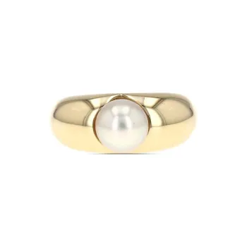 Cartier 18kt Yellow Gold Pearl Ring