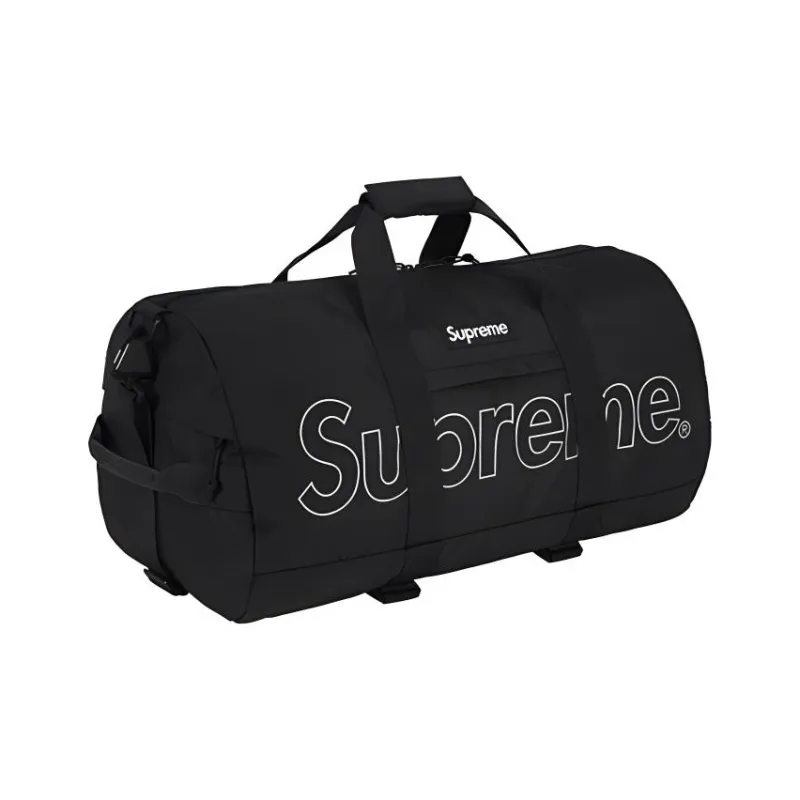 Supreme FW18 Nylon Travel Bag 18L Men's Black-0