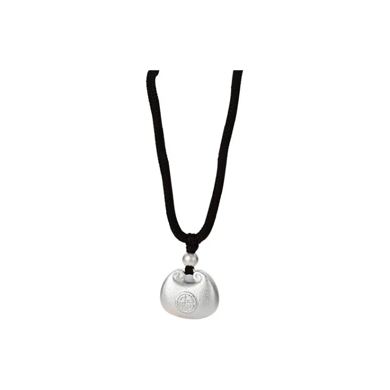 GIMK S999 Fine Silver Sterling Silver Necklaces Women's-0