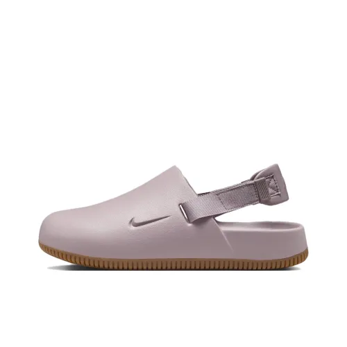 Nike Calm Mule Abrasion Resistant Slip Resistant Closed Toe Slippers Women's Pink