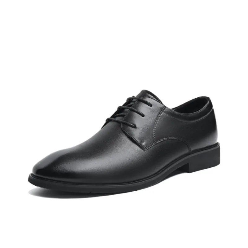 AOKANG Cotton Leather Shoes Dress Shoes Men's-0