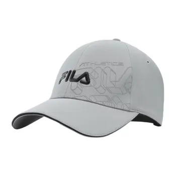FILA Elastane Baseball Caps Unisex Misty Rain Gray