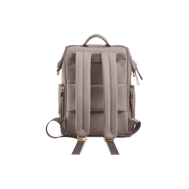 ECHOLAC Fabric Backpack Women's Gray/Pink/Black/Orange/Lake Green-3
