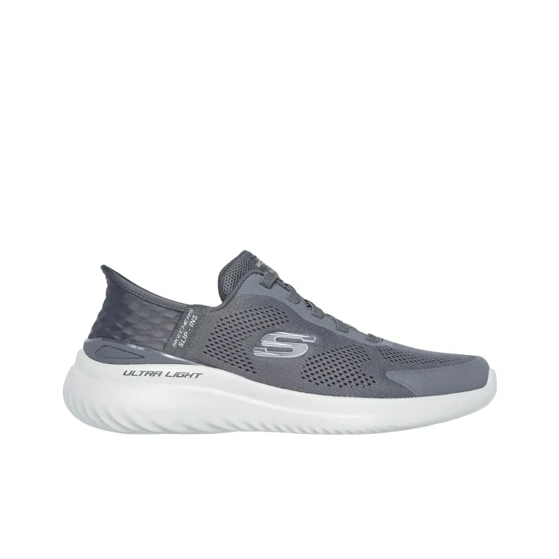 Skechers BOUNDER 2.0 Slip Resistant And Breathable Low Top Casual Shoes Men's Gray-1