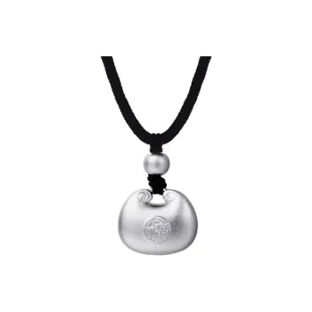 Ascending S999 Fine Silver Necklaces Women's Good Luck
