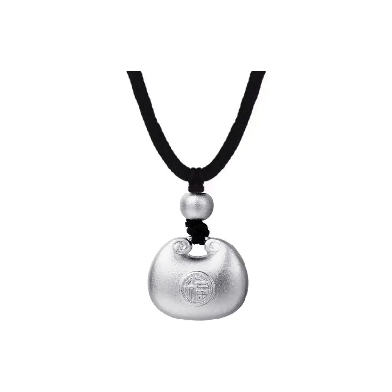 Ascending S999 Fine Silver Necklaces Women's Good Luck-0