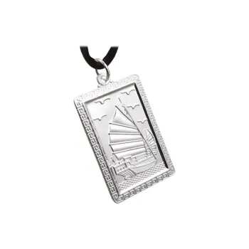 CUTE DAME 999 Fine Silver Sterling Silver Necklaces Unisex Silver