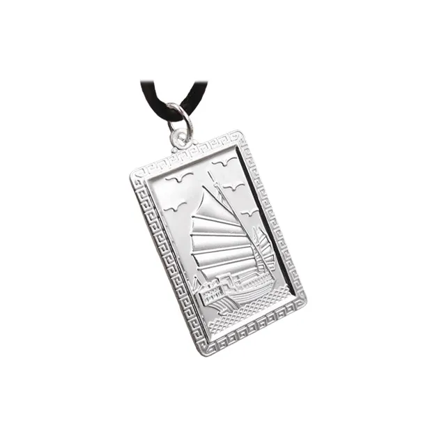 CUTE DAME 999 Fine Silver Sterling Silver Necklaces Unisex Silver-0