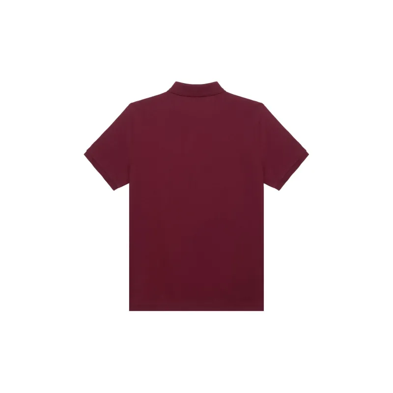 Polo Ralph Lauren FW22 Custom Slim Fit Solid Color Three Horse Pony Short Sleeved Men's Red-1