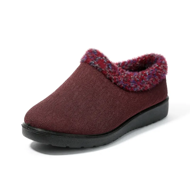 Old Meihua Anti Slip And Wear Resistant Balance Low Top Casual Shoes Women's Fuchsia-2