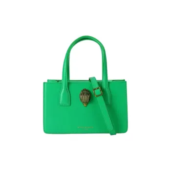 Kurt Geiger London Leather Shoulder Bag, Crossbody Bag, Handbag Mini Women's Medium Green