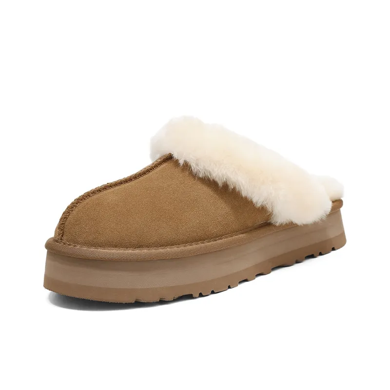 BOSSSUNWEN Wrap toe Slippers Women's Chestnut-2