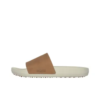 Skechers ON THE GO Slip-Resistant Abrasion-Resistant Slide Slippers Men's Khaki