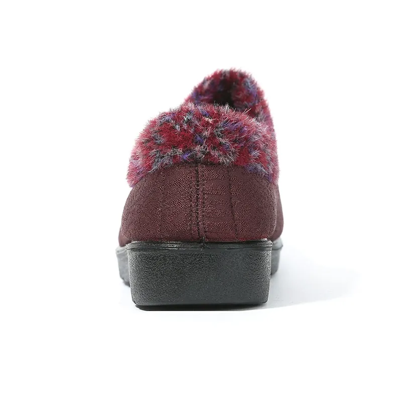 Old Meihua Anti Slip And Wear Resistant Balance Low Top Casual Shoes Women's Fuchsia-3