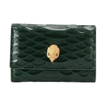 Kurt Geiger London Leather Wallet Women's Dark Green