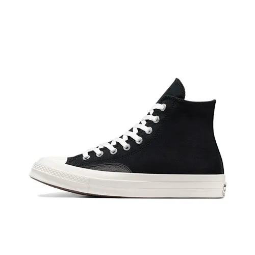 Converse Chuck 70   Luxe High 'Black Dark Matter Fuzzy Laces'