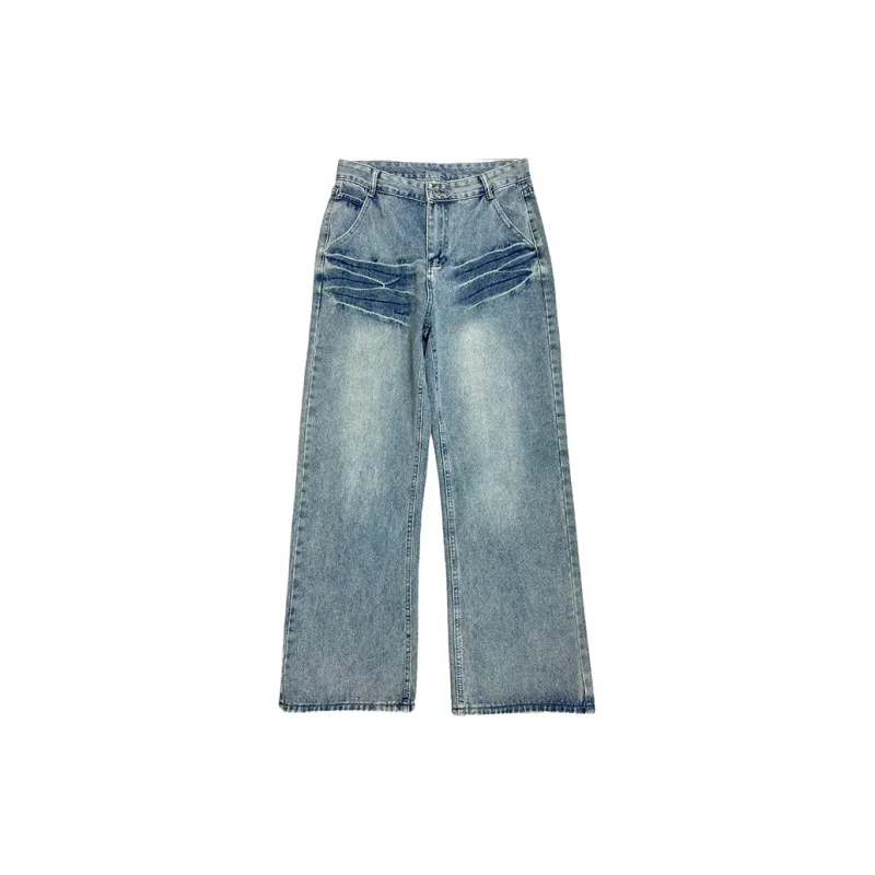 WELTER EXPERIMENT Jeans Unisex Blue Single Item-4