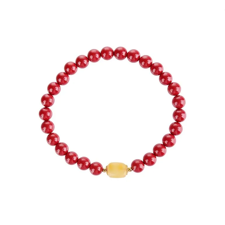YANXIANGYUAN Cinnabar Bracelets Unisex-0