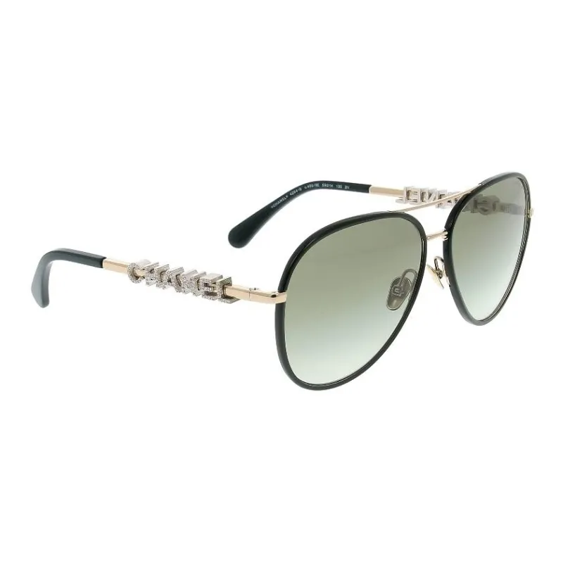 CHANEL Aviator Sunglasses Women's Black-1