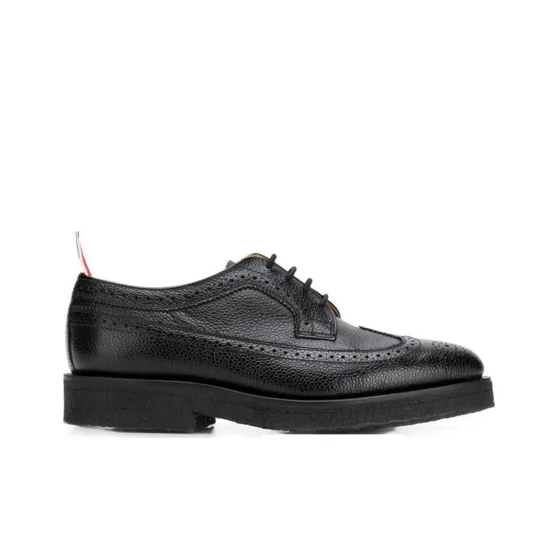 THOM BROWNE Crepe Sole Longwing Brogues-1