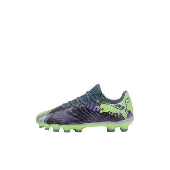 PUMA FUTURE 7 PLAY Anti Slip Wear Resistant Low Top Kids' Soccer Shoes Purple Kids'