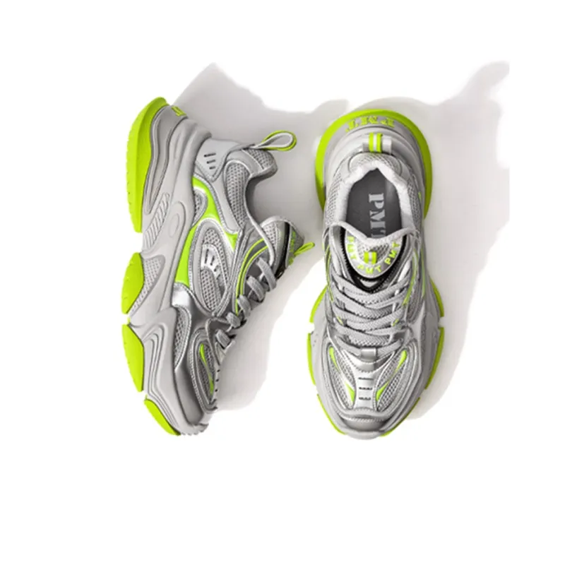PMT Nirvana Series Anti-Slip And Wear-Resistant Lightweight Height Increasing Low-Top Chunky Sneakers Unisex-16