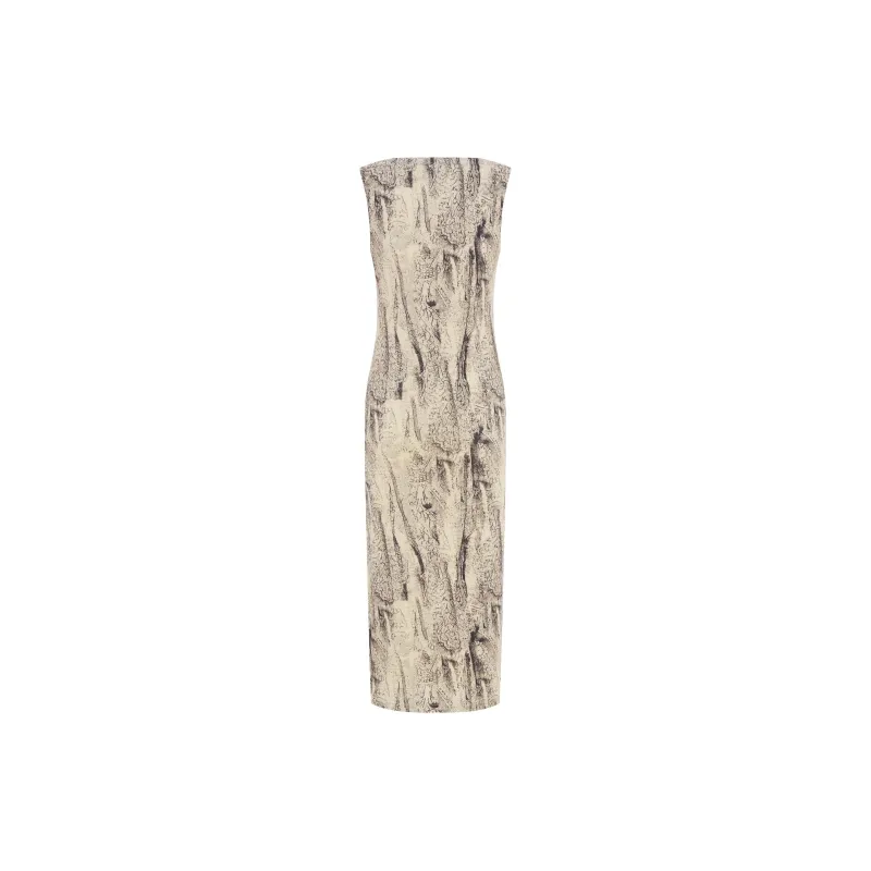 WITH JEAN FW24 Syros Midi Dress Sleeveless Dress Women's Musa/Multicolor-1