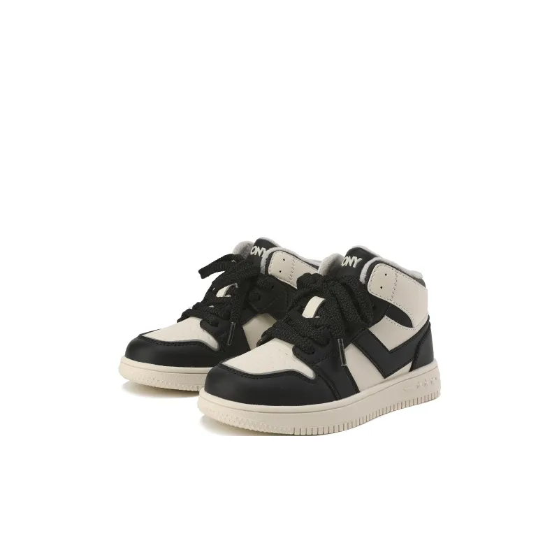 PONY Warm Kids Lifestyle Shoes Black Beige Kids'-4