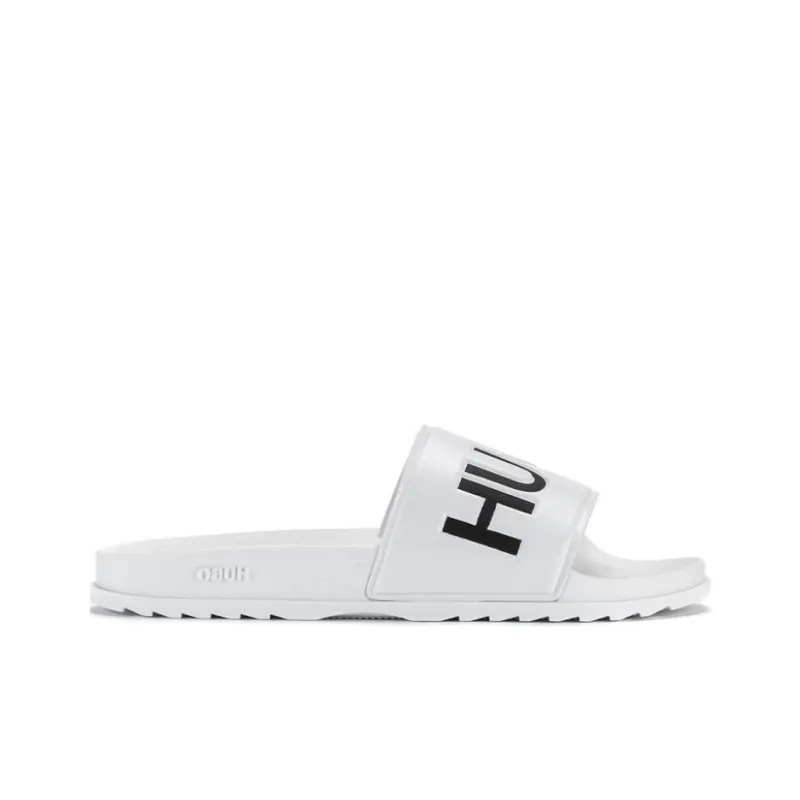 HUGO BOSS Quiet Slide Slippers Men's White-1