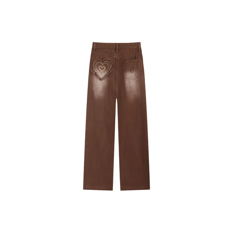 Garbege Jeans Women's Vintage Brown-1