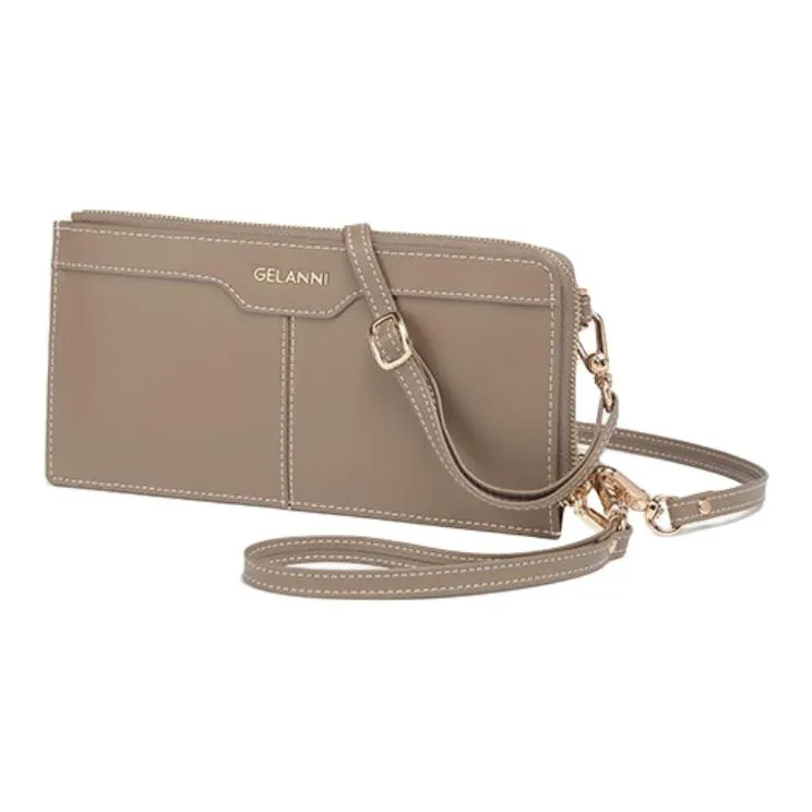 GELANNI Cow Leather Cell Phone Pouch Women's Multicolor-7