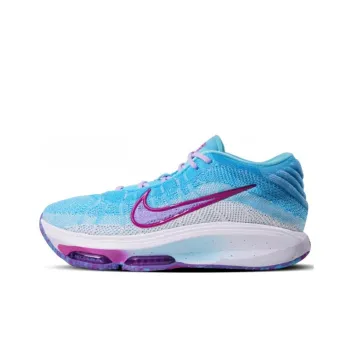 Nike G.T. Hustle Anti Slip Wear Resistant Mid Top Basketball Shoes Men's Blue