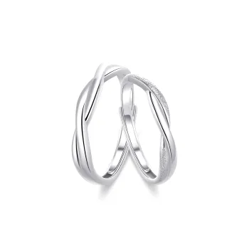 AHK S999 Fine Silver Rings Unisex