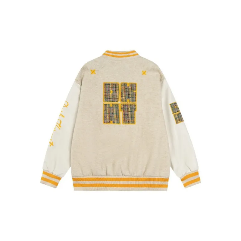 Vine Color Baseball Jacket Unisex-1
