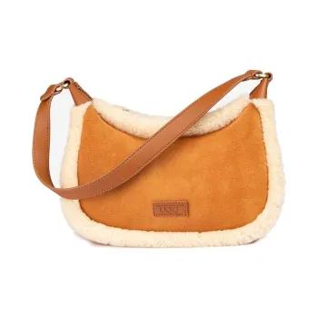 UGG Sheepskin Shoulder Bag Handbag Shoulder Bag Women's Chestnut