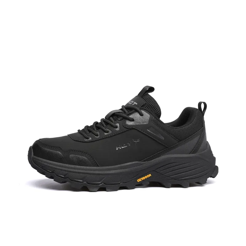 RED DRAGONFLY Lightweight Outdoor Sports Shoes Low Top Leather Upper Hiking Trekking Shoes Casual Travel Shoes Men's-2