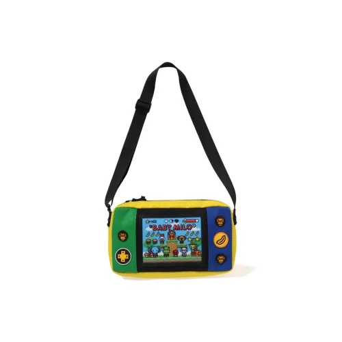 A BATHING APE Fabric Crossbody Bag Regular Kids' Black