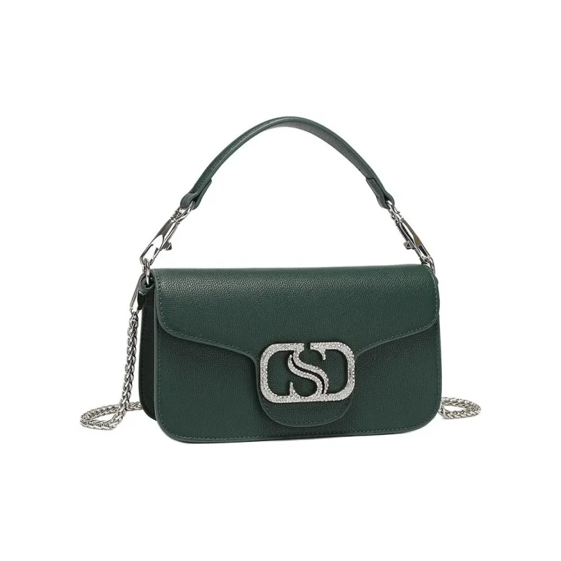 ST&SAT PU Shoulder Bag Regular Women's Forest Green-1