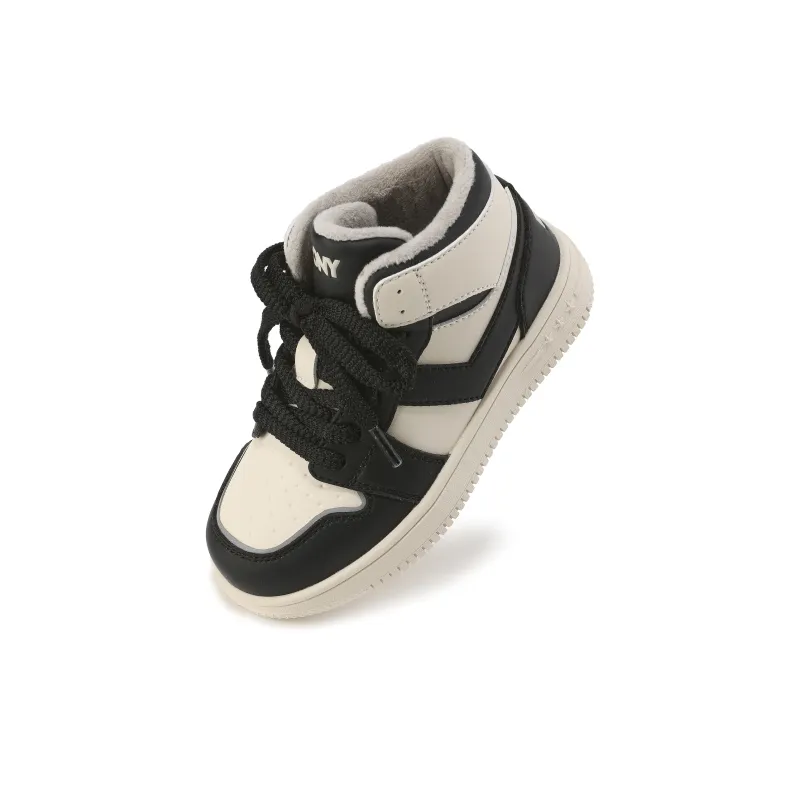 PONY Warm Kids Lifestyle Shoes Black Beige Kids'-6