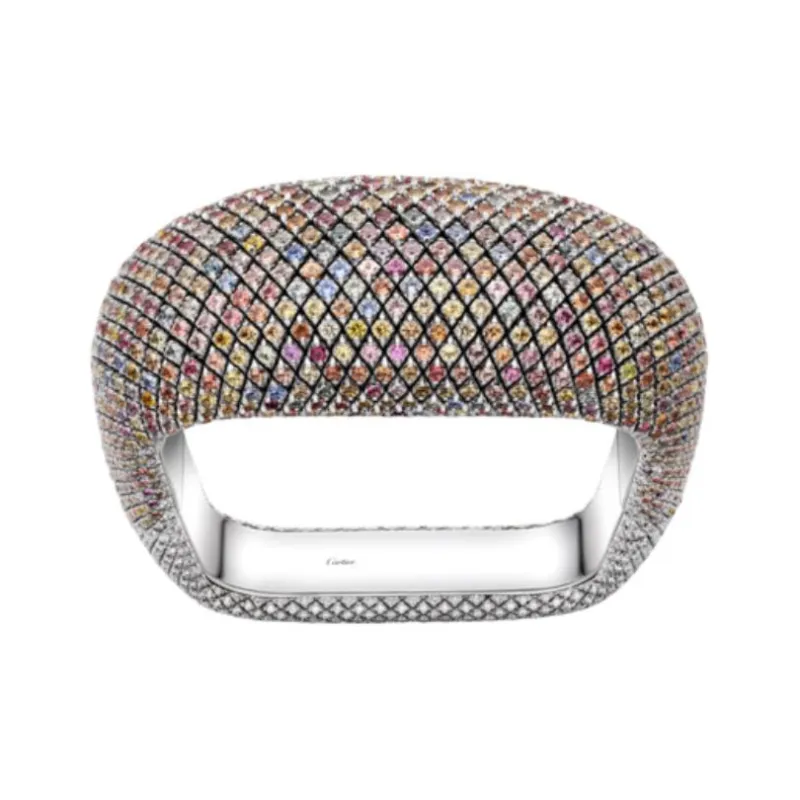 CARTIER 18K White Gold Bracelets Unisex Silver-2