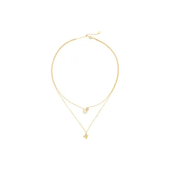 BABYBEI 925 Sterling Silver Mother Of Pearl Necklaces Women's