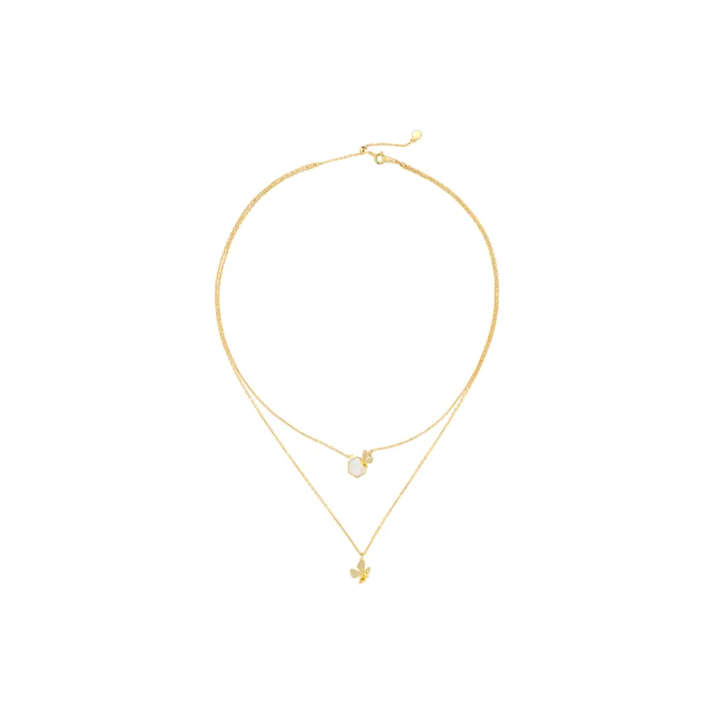 BABYBEI 925 Sterling Silver Mother Of Pearl Necklaces Women's-0