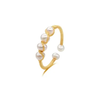 ME LUXE Freshwater Pearl Rings Women's