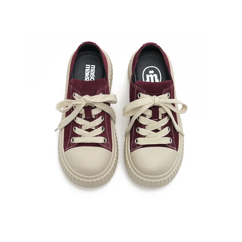 MASOOMAKE Height Increasing Low Top Skateboard Shoes Women's-8