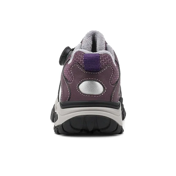 Jeep Slip-Resistant Anti-Kick Wear-Resistant Warm Low-Top Kids Lifestyle Shoes Red Cane Purple/Glacier Gray Kids'-5